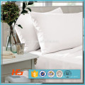 Tissu de lit de couleur blanche de 100% coton pour l&#39;hôtel et l&#39;hôpital